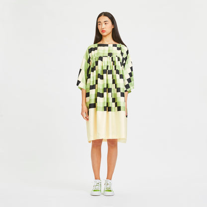 Korean Green Dress