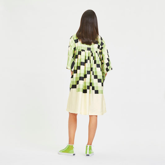 Korean Green Dress