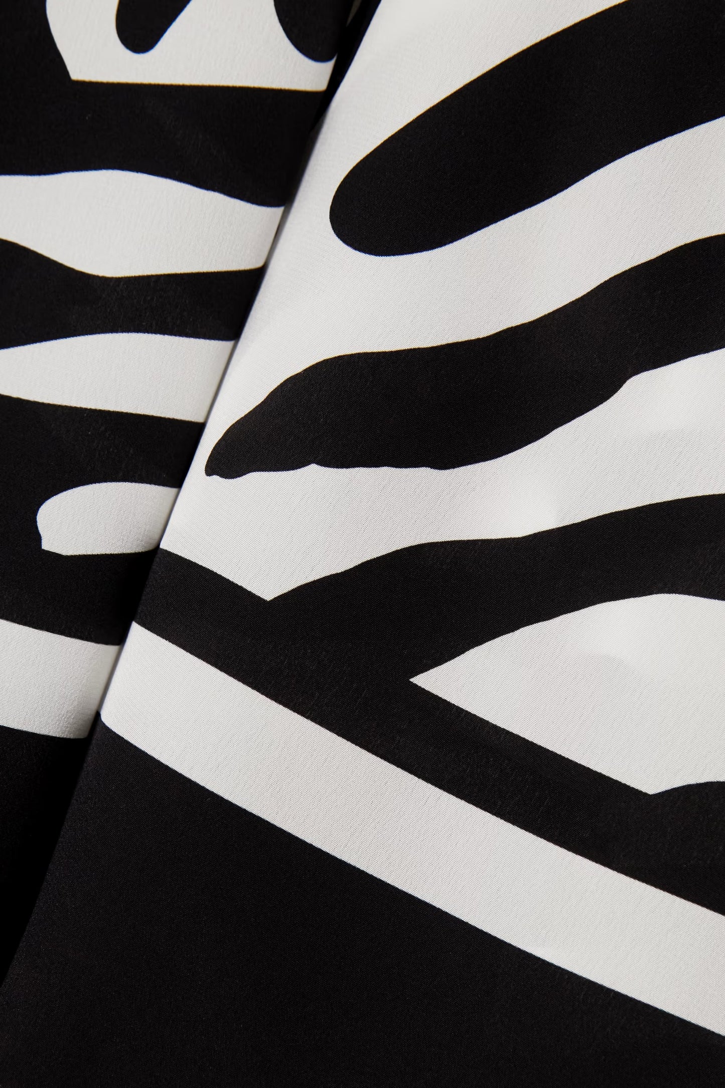 Zebra Print A-line Dress