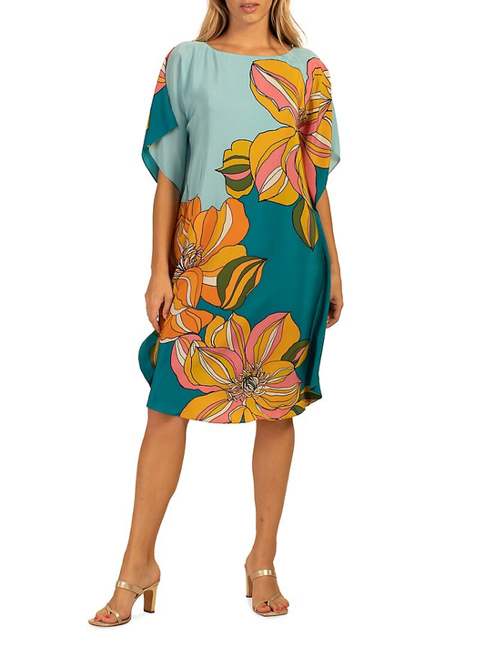 Green Floral Dress