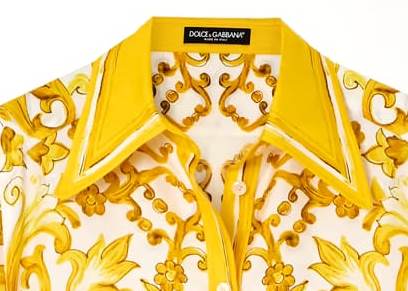 maiolica printed shirt, satin shirt for women, printed satin shirt, women’s formal shirt, golden printed shirt, yellow printed shirt for women, baroque print shirt, statement shirt for women, premium satin shirt, button down shirt for women, full sleeve shirt for women, designer printed shirt, elegant office wear for women, smart casual shirt, party wear shirt for women, stylish western wear, women’s fashion shirt, shirt for office meetings, printed shirt online India, PoshBella women’s wear