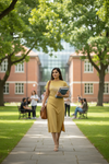 Beige Midi Dress