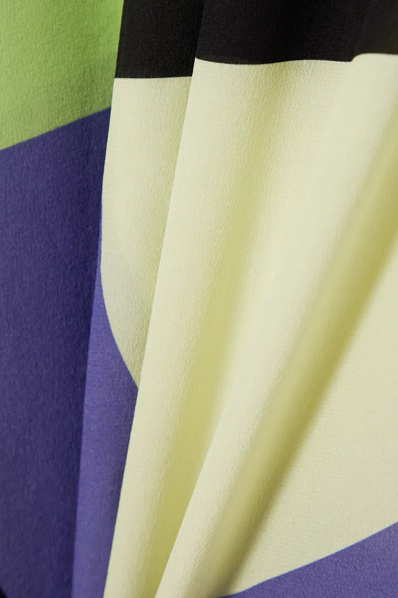 Silk Crepe Kaftan Dress