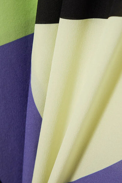 Silk Crepe Kaftan Dress